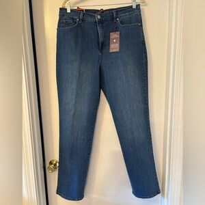 Gloria Vanderbilt Straight Leg Blue Jeans